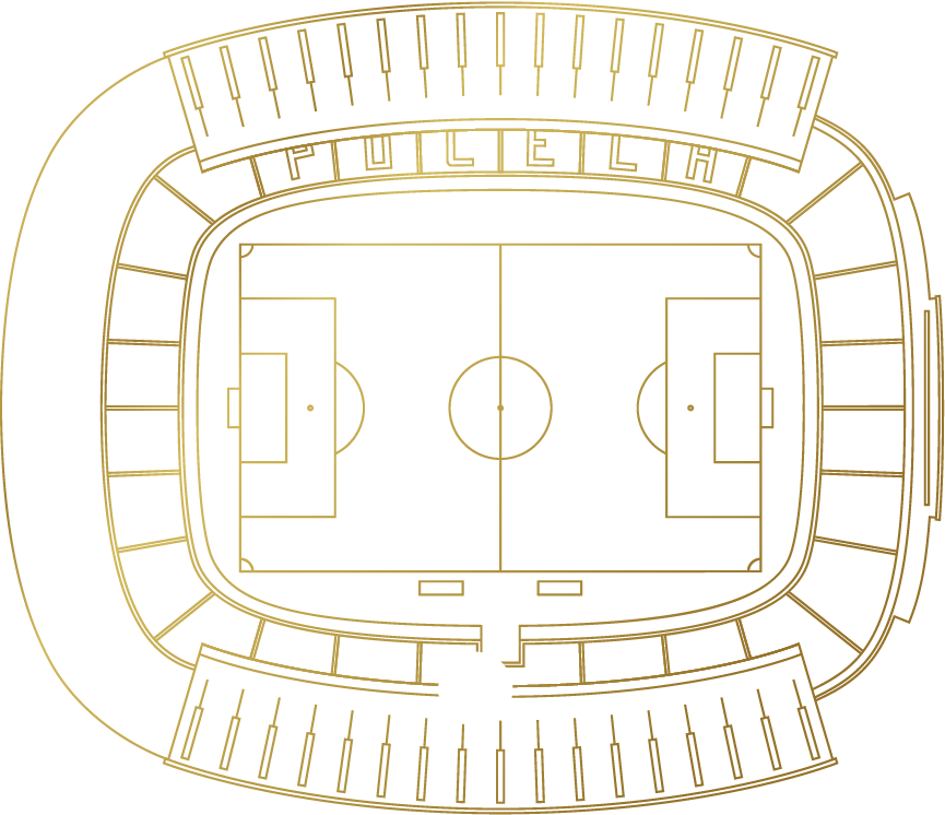 Plano de la posición en el Estadio de la Sala de Prensa